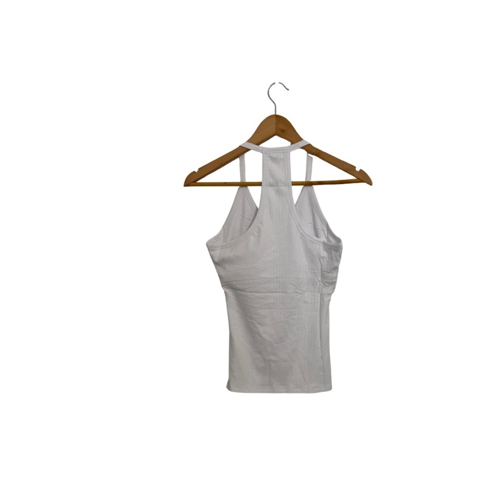 Women's White Sleeveless Top - Picture 2 of 3